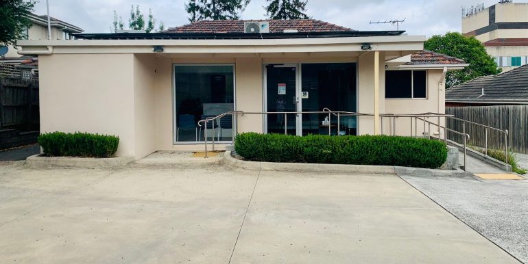 Outdoor view of reception entrance